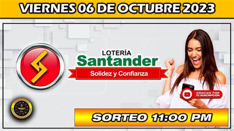 Resultado Lotería de Santander del viernes 11 de octubre de 2024